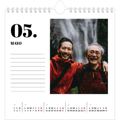 Calendarios Cuadrados — Serif y momentos [portada]