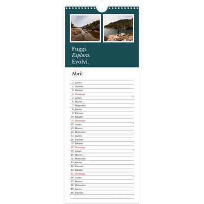 Calendario de cocina  — Tierra editorial [Abril]