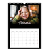 Calendario personalizado A4 — Negro minimalista [Febrero]