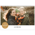 Calendario personalizado doble A4 — Pegatina de foto [portada]