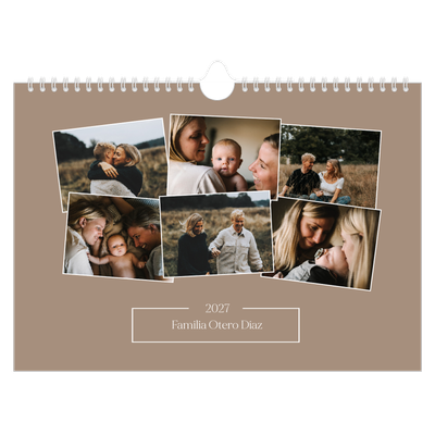 Calendario A4 horizontal — Recuerdos artesanales [portada]