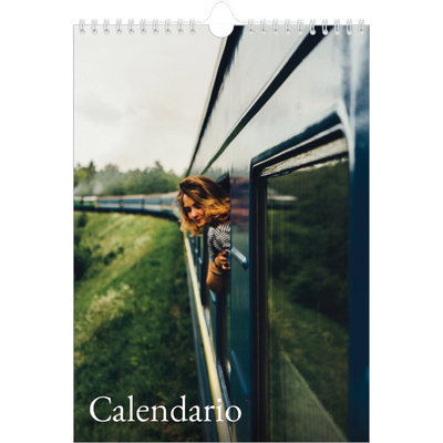 Calendario personalizado A4 — Serif sencillo [portada]