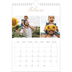 Calendario personalizado A4 — Cajas de tiras de fotos [Febrero]