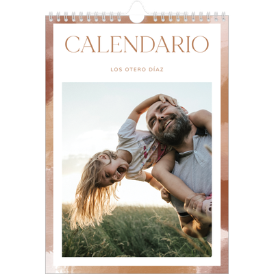 Calendario personalizado A4 — Efecto pincel [portada]