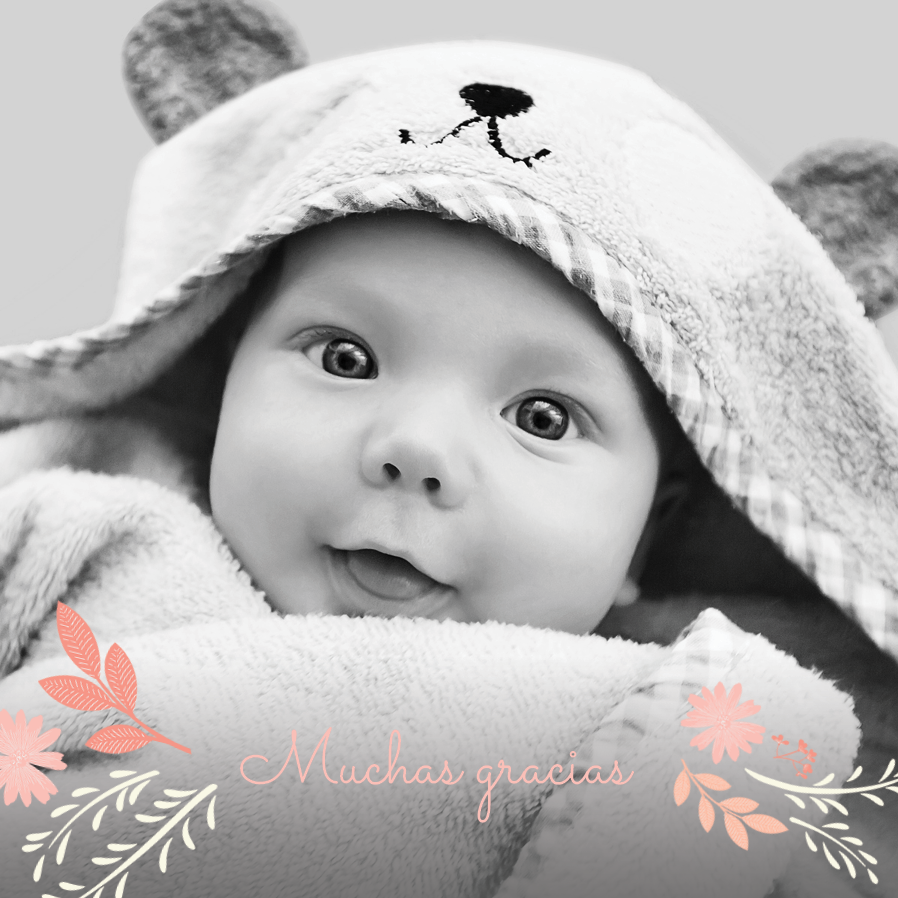 Tarjetas de agradecimiento — Florecita