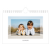 Calendario personalizado A5 — Marco transparente [portada]