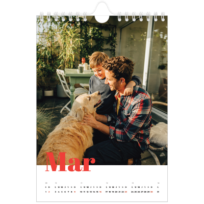 Calendario personalizado A5 — Un año genial [Marzo]