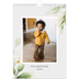 Calendario personalizado A4 — Salpicado floral [portada]