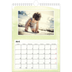 Calendario personalizado A4 — Fondos de acuarela [Abril]