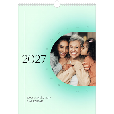Calendarios A3 — Degradado astrológico [portada]