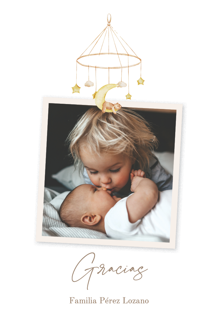 Tarjetas de agradecimiento — Momentos tiernos