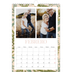 Calendario personalizado A4 — Tapiz floral [Febrero]