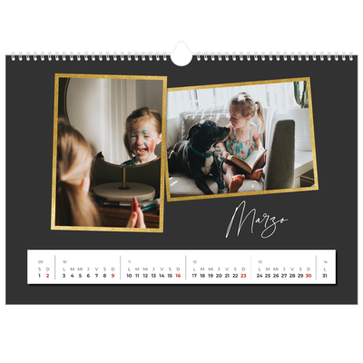 Calendario A3 horizontal — Tantos recuerdos [Marzo]