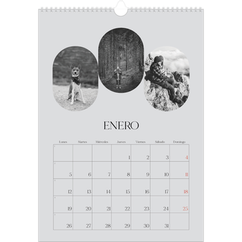 Calendario personalizado A3 — Ruta de aventuras