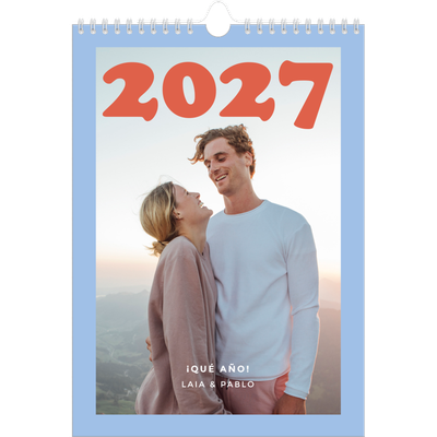 Calendario personalizado A4 — Marcos retro [portada]