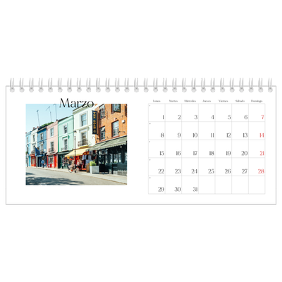 Calendarios de mesa — Mi diario de viaje [Marzo]