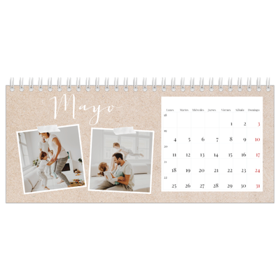 Calendarios de mesa — Calendario scrapbook [portada]