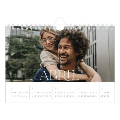 Calendario personalizado A5 — Más grandioso que la vida [Abril]