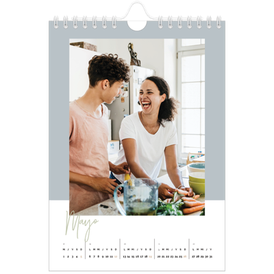 Calendario personalizado A5 — Marcos de la tierra [portada]