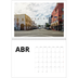 Calendario personalizado doble A4 — White space [Abril]