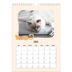 Calendario personalizado A4 — Gatos y garabatos [Enero]