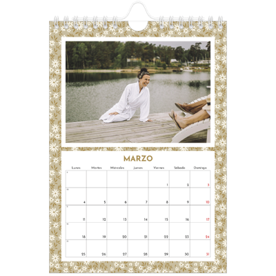 Calendario personalizado A5 — Floreciendo [Marzo]
