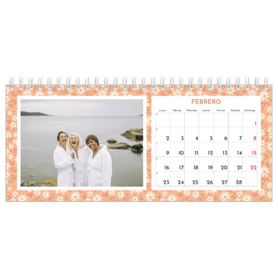 Calendarios de mesa — Floreciendo [Febrero]