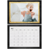 Calendario personalizado doble A4 — Marcos de purpurina [Abril]