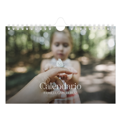 Calendario personalizado A5 — Doce grandes meses [portada]