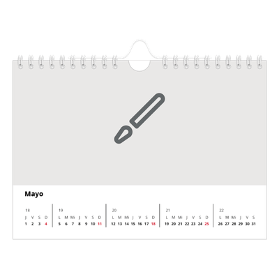 Calendario personalizado A5 — Diseña tu producto [portada]