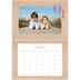 Calendario personalizado doble A4 — Toques de rojo [Enero]