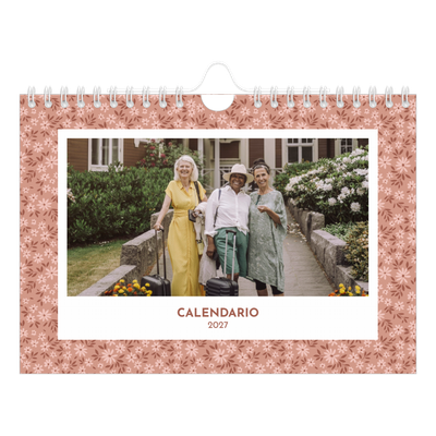 Calendario personalizado A5 — Floreciendo [portada]