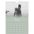 Calendario personalizado A4 — Verde bruma [Enero]