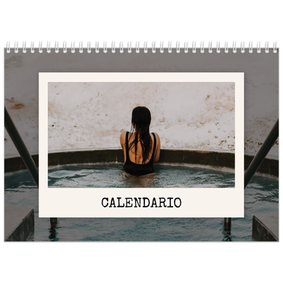 Calendario personalizado doble A4 — La edición de retratos [portada]