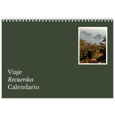 Calendario personalizado doble A4 — Tierra editorial [portada]