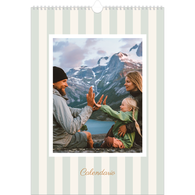 Calendarios A3 — Letras y rayas [portada]
