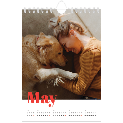 Calendario personalizado A5 — Un año genial [portada]