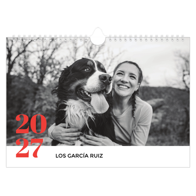 Calendario A4 horizontal — Un año genial [portada]