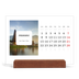 Calendario de mesa con base de madera - apaisado  — La historia completa [Febrero]