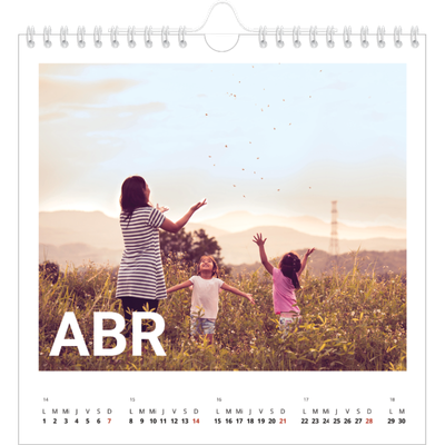 Calendarios Cuadrados — El gran mes [Abril]