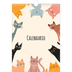 Calendario personalizado A4 — Gatos y garabatos [portada]