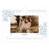 Calendario personalizado A5 — Romance en blanco y azul [Marzo]