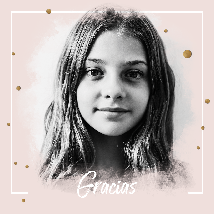 Tarjetas de agradecimiento — Acabado fotográfico suave