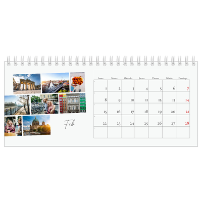 Calendarios de mesa — Descanso de la ciudad [Febrero]