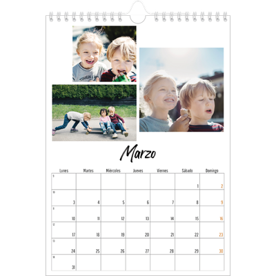 Calendario personalizado A4 — Este(a) soy yo [Marzo]