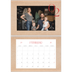 Calendario personalizado doble A4 — Toques de rojo [Febrero]