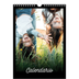Calendario personalizado A4 — Negro minimalista [portada]