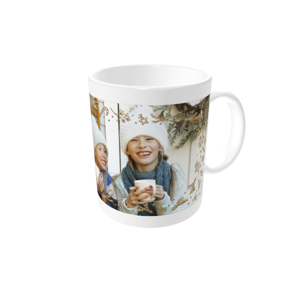 Tazas personalizadas — Negro y dorado