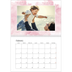 Calendario personalizado doble A4 — Fondos de acuarela [Febrero]