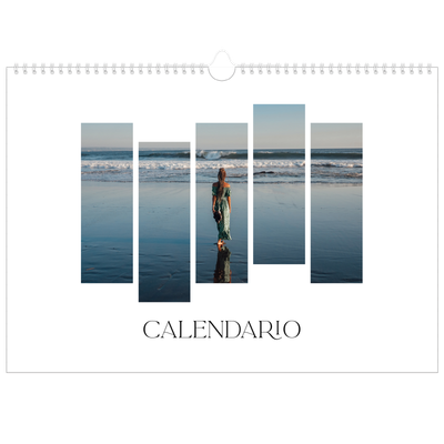 Calendario A3 horizontal — Fragmentos de viaje [portada]